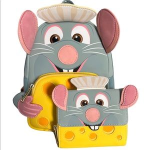 Loungefly Ratatouille Remy Mini Backpack & Wallet